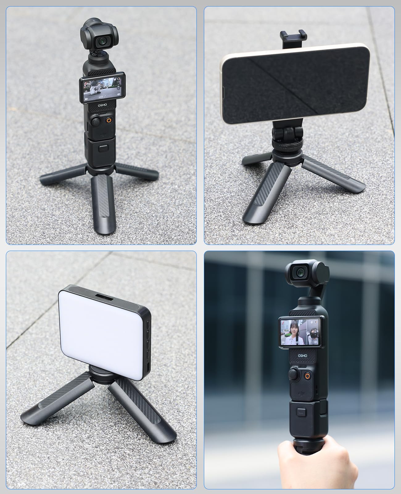 Amazon | VRIG DJI Osmo ミニ三脚 卓上 スタンド 1/4”ネジ スマホ 