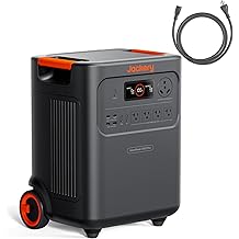 Jackery HomePower 3600 Plus Portable Power Station with AC Cable, 3600W AC Output, 3584Wh LFP Solar Generator, Expandable up to 21kWh, Essential Home Backup for Home Use (Solar Panel Optional)