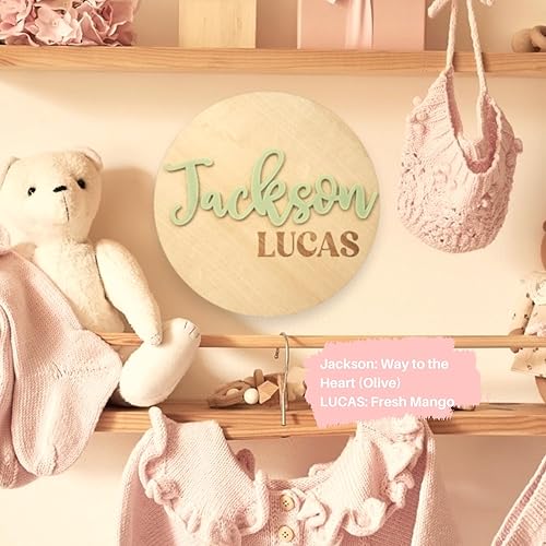 Miniatura 7 de Personalized Baby Announcement Sign, Baby Name Signs for Nursery, Newborn Announcement Sign, Birth Announcement Sign, Announcement Board for New