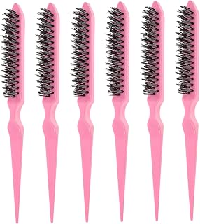 POPETPOP Pente De Ondulação Masculino 6 Peças Pente De Massagem Pente Provocador Para Cabelos Finos Três Fileiras Salão De Beleza Escova Desembaraçadora Escova De Cabelo Pentes De