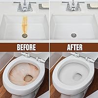 Vista 4 de Rust-Oleum Whink removedor de manchas de óxido Quitamanchas de hierro de gran potencia para inodoros y lavabos blancos, telas y alfombras