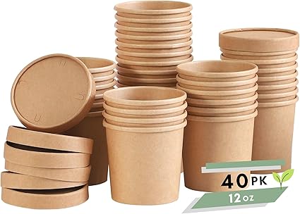 Amazon スープコンテナ 電子レンジ対応 40個パック 12オンス 使い捨てスープボウル 蓋付き 使い捨てスープカップ 使い捨てスープカップ サンドデー アナと雪の女王 ヨーグルト チリ デザート用 パーティー用品 Ajdonetwo ウェブカメラ 通販