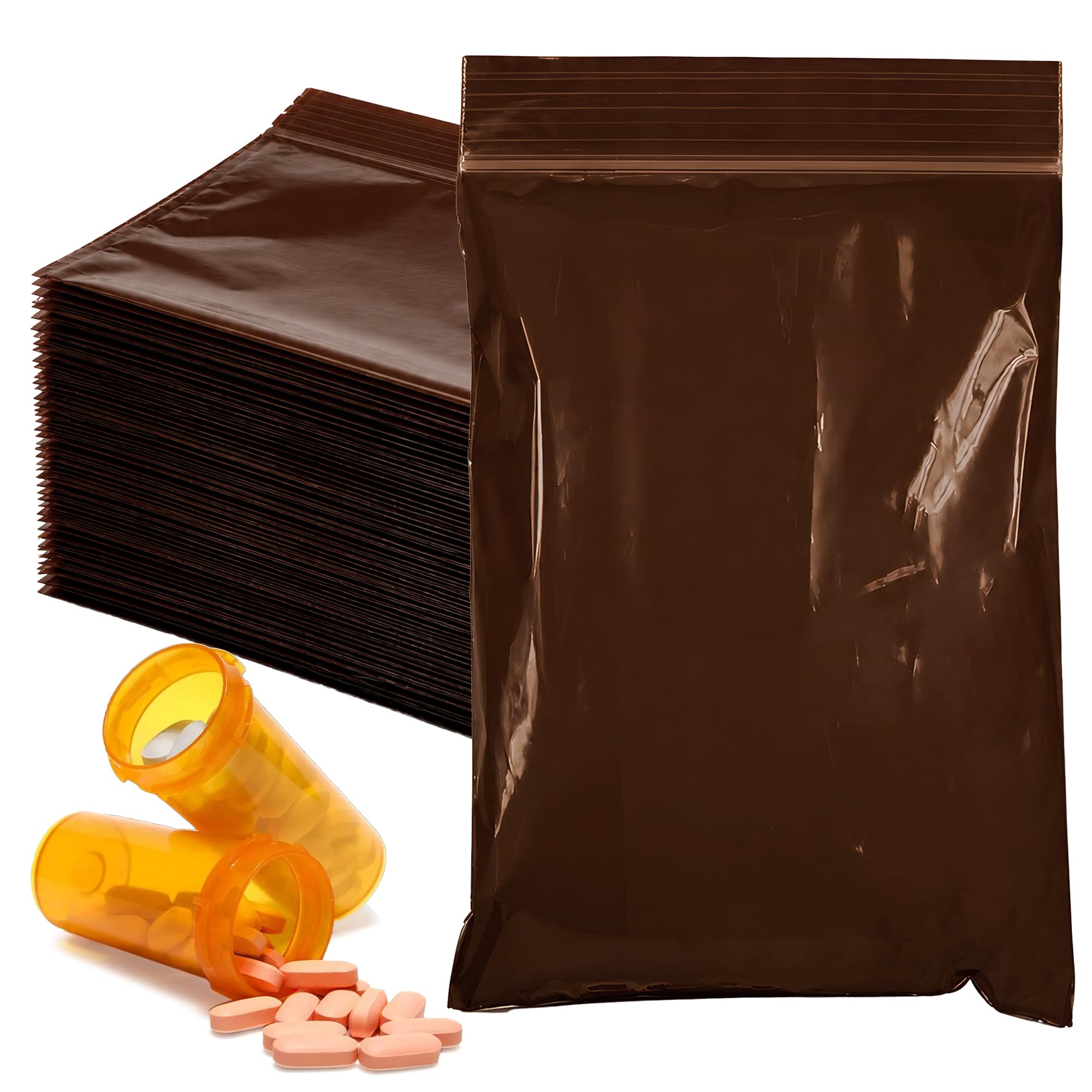 Amazon.com: APQ Supply Amber Zipper Bags, 6 x 8 Inches, UV