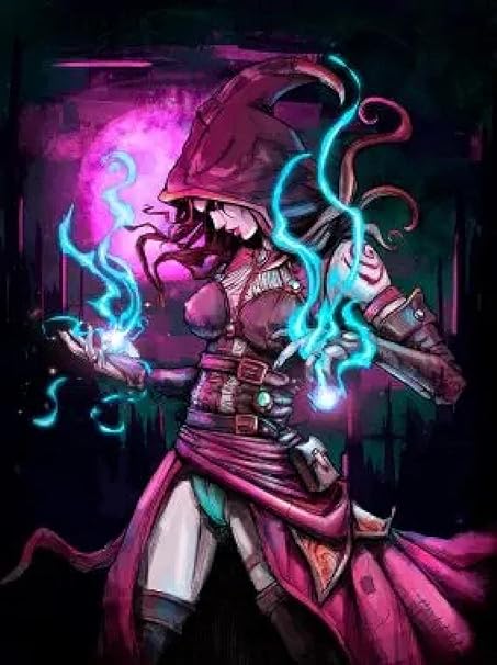 Amazon 00ピースの大人のパズルアニメ女性魔道士各ピースはユニークです 技術は各ピースが完全に一緒に組み合わせることができることを意味します ジグソーパズル おもちゃ