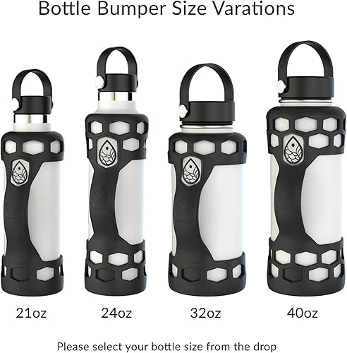 Miniatura 6 de REUZBL Protector de funda de silicona para maletero con asa para Hydro Flask de 40 onzas, 32 onzas, 24 onzas, 21 onzas y accesorios similares para