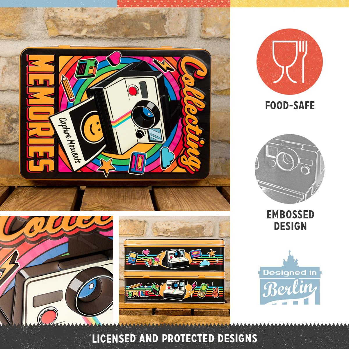 Amazon.com: Nostalgic-Art: Storage Tin Boxes Flat