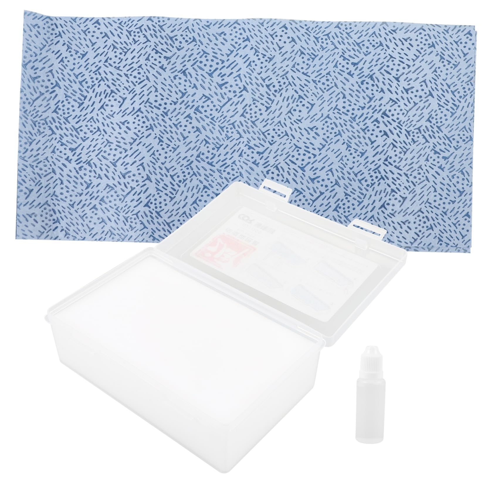 SEWOART 1Set Moisturizing Box for Water Decals Portable Hobby Craft Tool Set for Water Stickers for Model Crafting and Painting Projects Water Decal Case