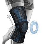 NEENCA Professional Knee Brace for Pain Relief, Medical Knee Compression Sleeve, Knee Support with Horizontal Knit Tech for Meniscus Tear, ACL, Arthritis, Joint Pain, Runner, Workout- FSA/HSA APPROVED