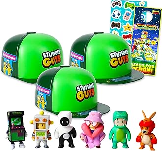 Stumble Guys Stumble Guys Mystery Toys Set - 3 Pack Blind Bags Plus More | Mini Figures for Boys and Girls