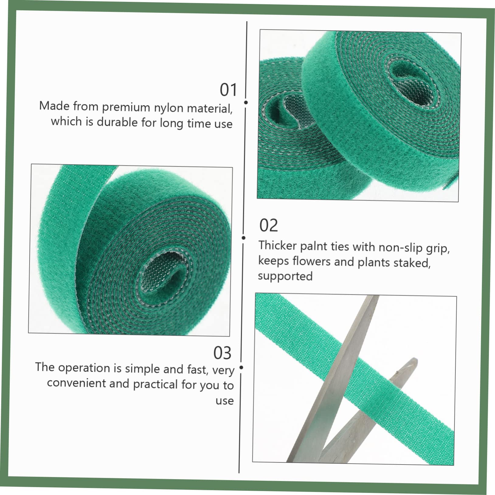 Supvox 5 Sets Gartenbinder Für Pflanzen Nylon-pflanzenbinder Starker Halt Gartenstützbänder Für Gartenbedarf 2 Stück * 5