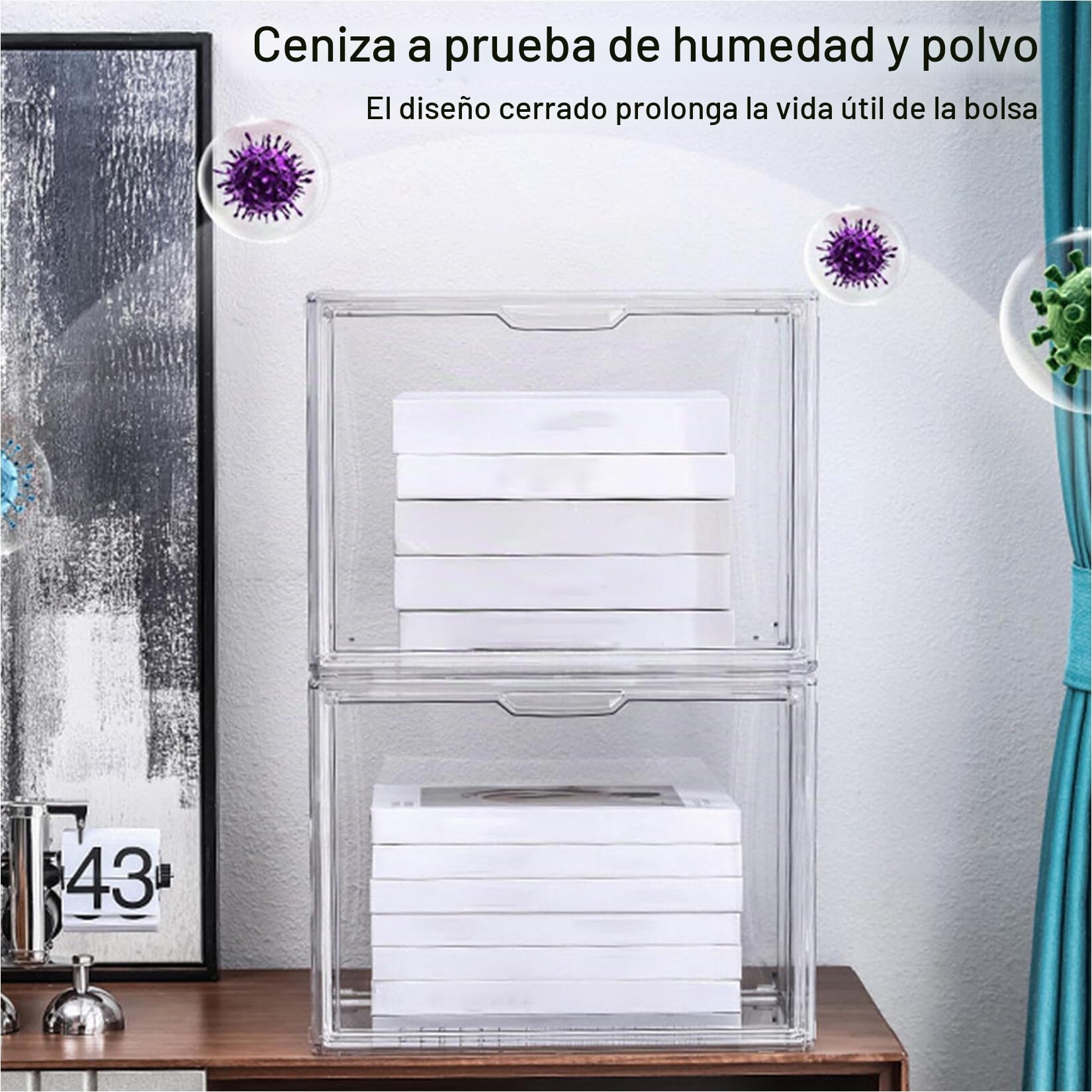Vitrinas para Colecciones,Caja de Exhibición de Transparente, Vitrinas para Colecciones Vitrina Cristal Expositora Metacrilato, Vitrina de Muñecas con Puerta,Figuras de AccióN, Juguetes (60x35x36cm)
