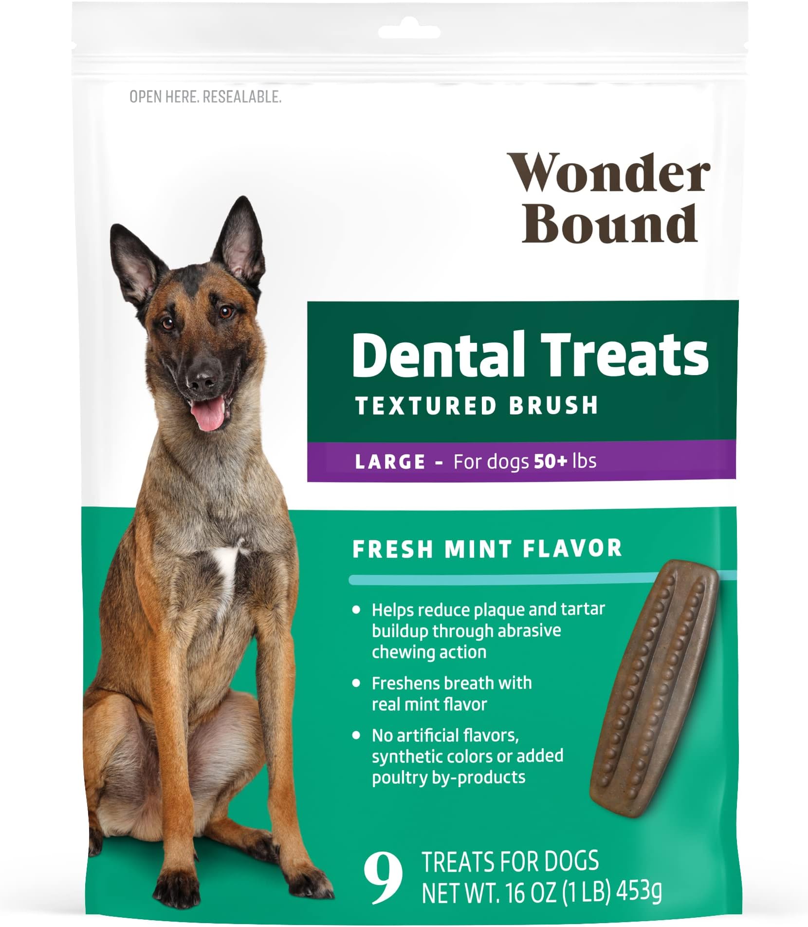 Twistix Vanilla Mint Dental Dog Treats, 5.5 oz. by Twistix