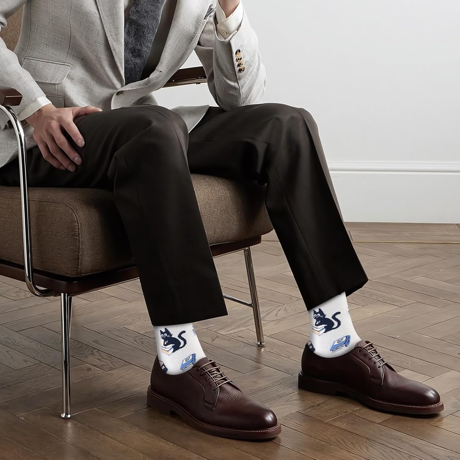 AGRIMONY Funny Teacher Appreciation Gifts for Men Women-Fun Novelty Book Cat Socks -Christmas Birthday Gift Stocking Stuffers - Image 6