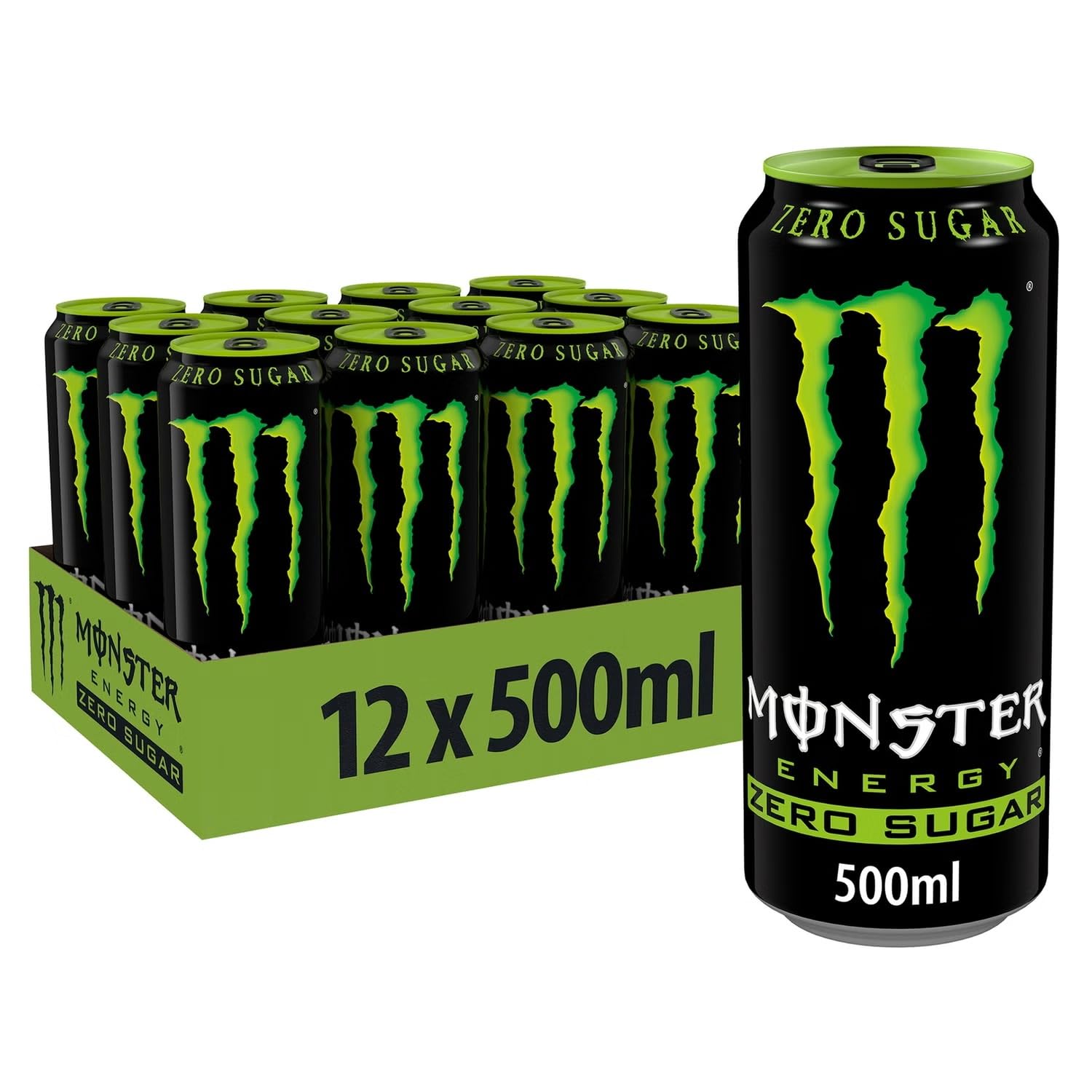 Original Flavor Monster Energy Zero Sugar And Low Calorie With A Fresh Energy Drink Each 500Ml (Pack Of 12) (B0D4218FG1) Amazon Price History, Amazon Price Tracker