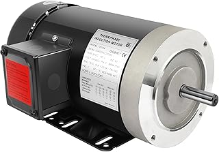 2HP Electric Motor 1750RPM General Purpose Three Phase 56C Motor TEFC 230/460V 5/8" Shaft Diameter 4 Pole 60HZ