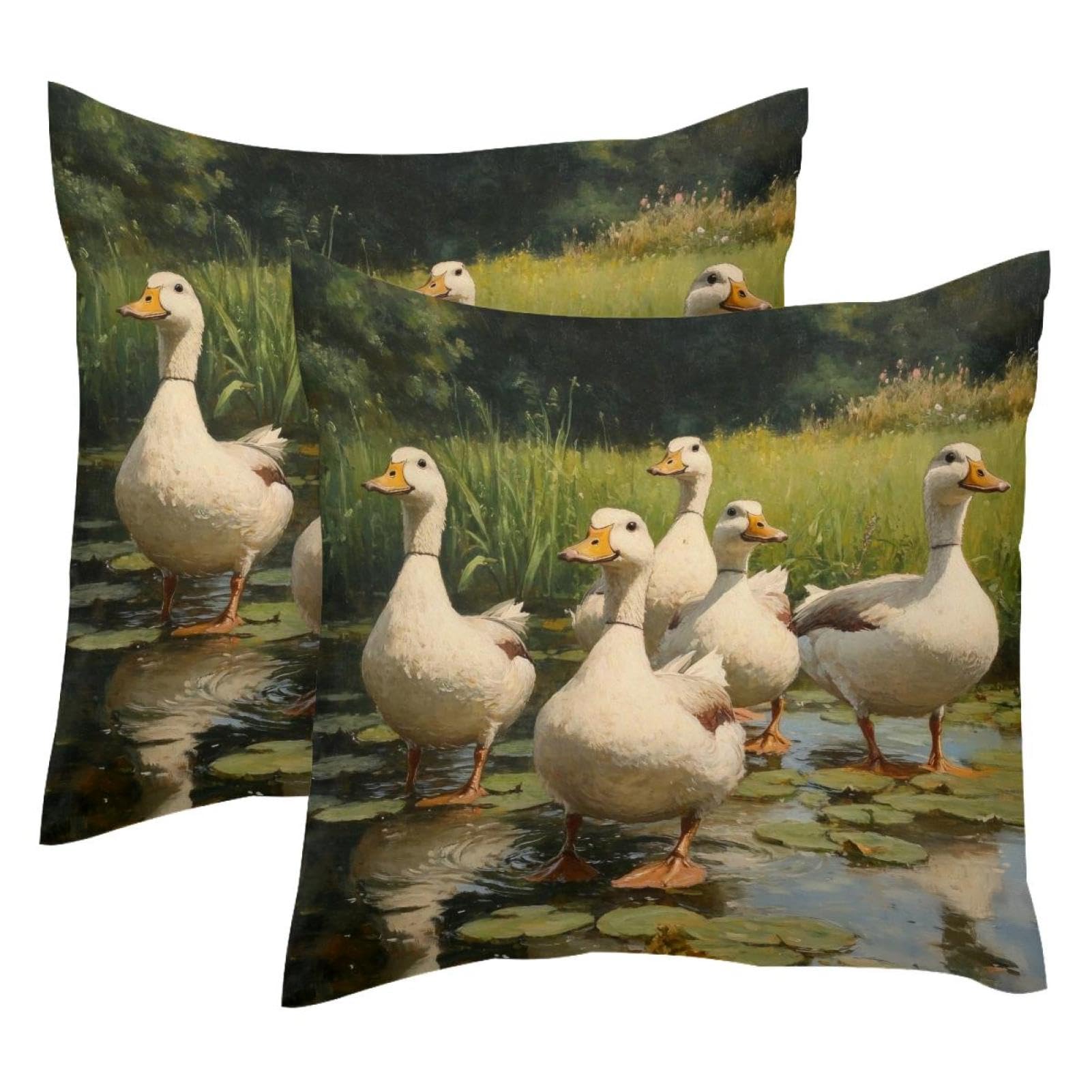 Housse de coussin velours 50x50 haut de gamme au motif artistique double face