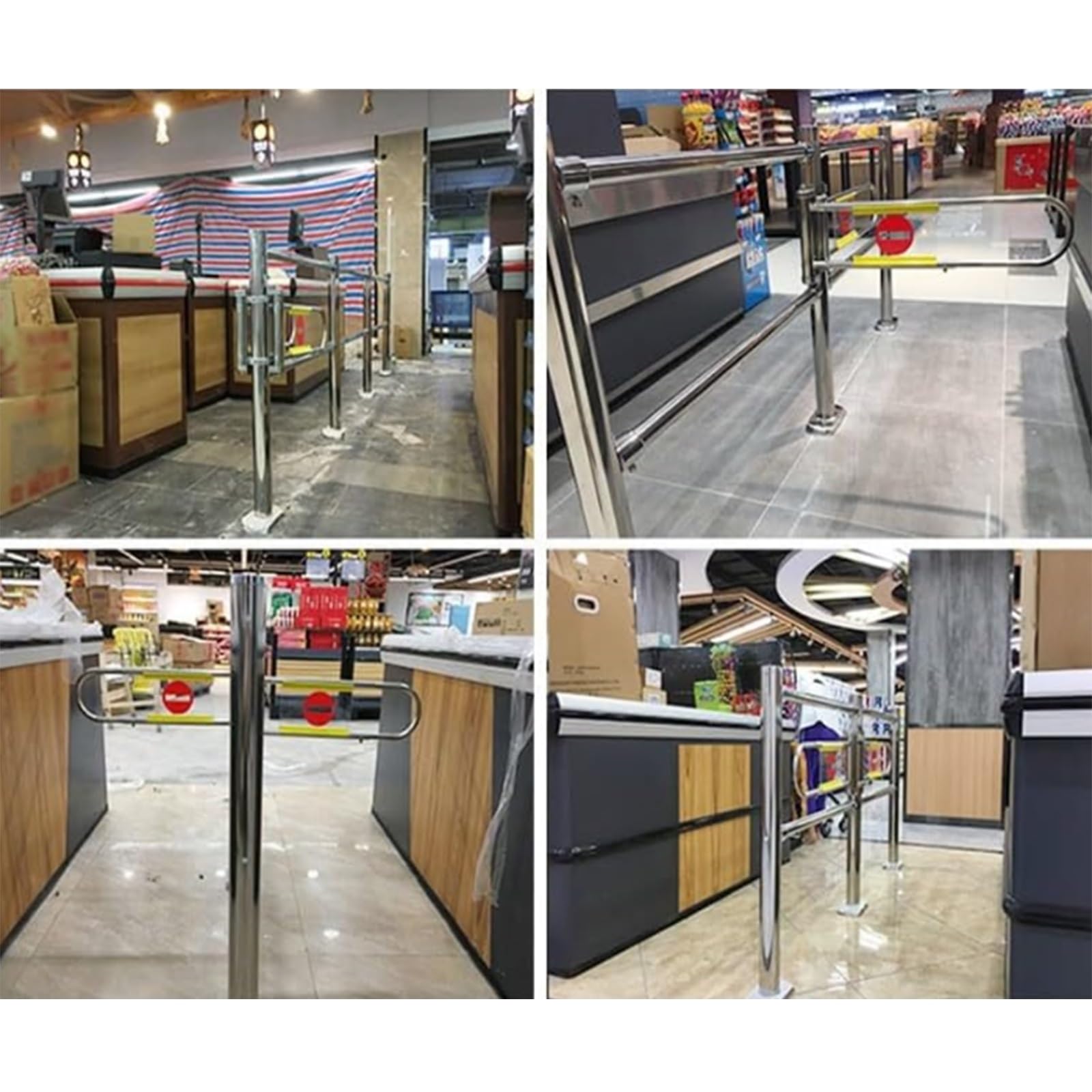Cancello Girevole For Ingresso Supermercato, Cancello Di Sicurezza A Molla, Porta A Chiusura Automatica For Magazzino, Biblioteca, Negozio(40x26cm)