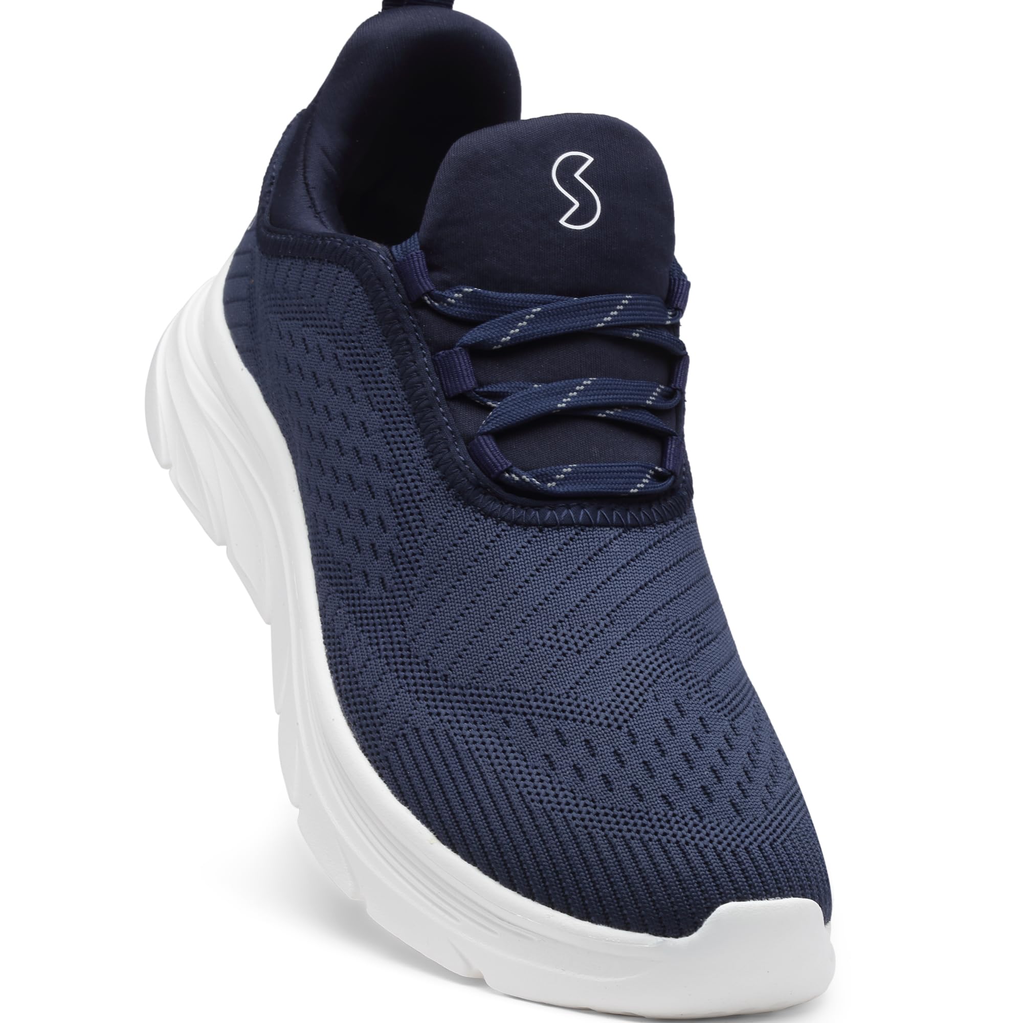 SOLETHREADS ECOKNIT Casual Sneaker for Men | Ultra Comfortable | Stylish | Trendy | Lightweight | Cushioned | Anti-Skid | Active Lifestyle Shoes for Men | Navy | 10UK (B0C6339ZBV) Amazon Price History, Amazon Price Tracker