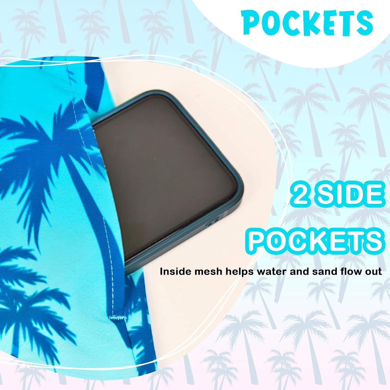 Boys Swim Trunks Bathing Suit Swim Shorts for Boys Swimming Trunks with Boxer Brief Liner Swimsuit Board Shorts - Image 6