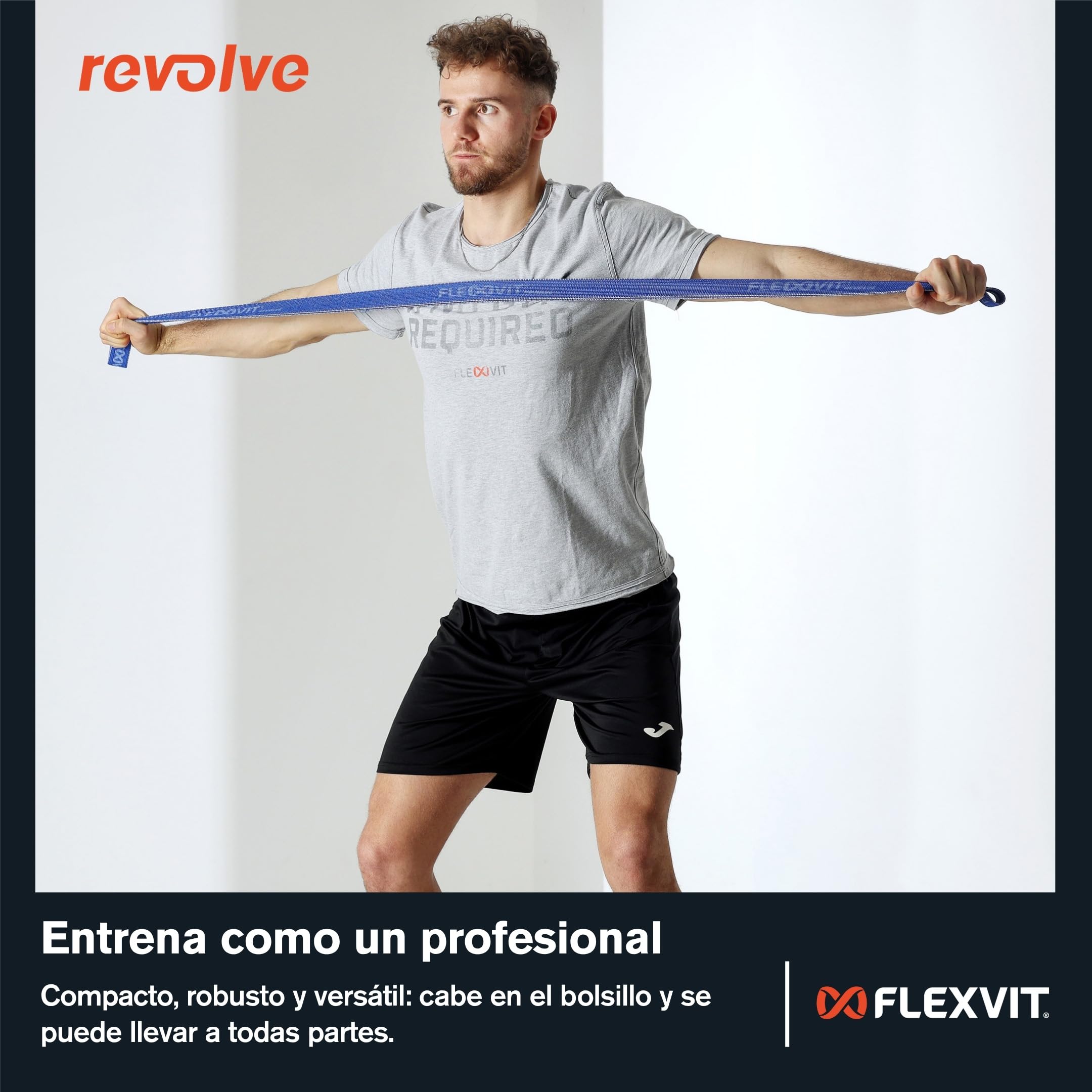 FLEXVIT Revolve - Powerband para Fuerza, Core y Movilidad, 5 Fuerzas
