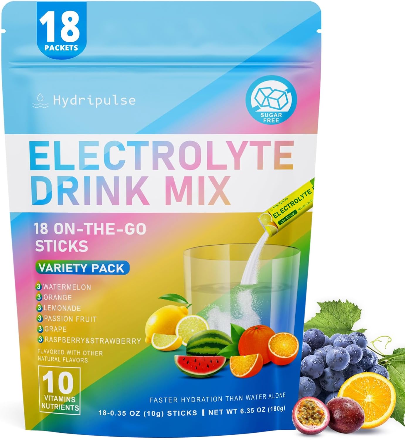 Electrolytes Powder Packets – Sugar...