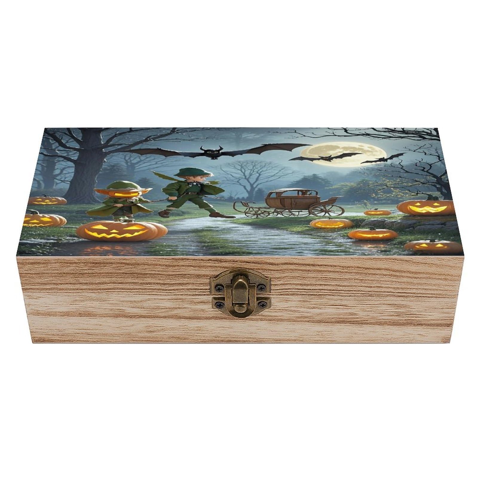 LZQPOEAS Dead Tree Pumpkin Carriage Wooden Box Storage Space to Organize Jewelry in A Beautiful Small Storage Box Decorative Card Boxes Memory Treasure Boxes for Crafts And Photo Storage
