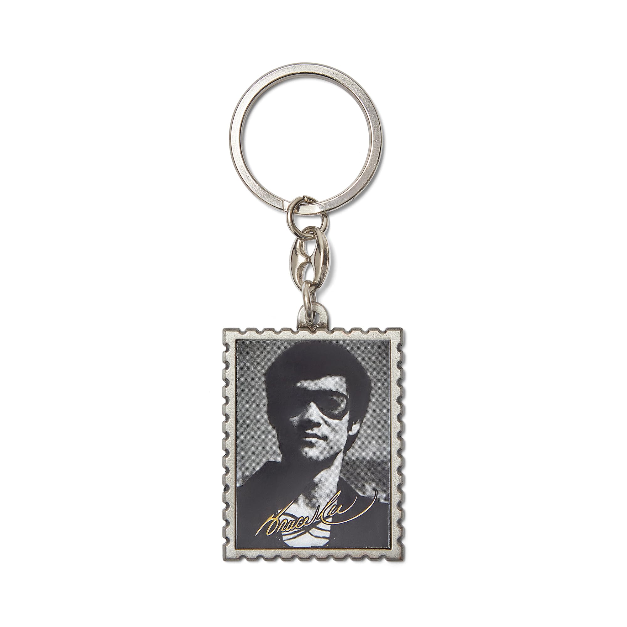Playwell Unisex Kids Silver Martial Arts Bruce Lee Limited Edition Key Chain (Key Ring) - B3