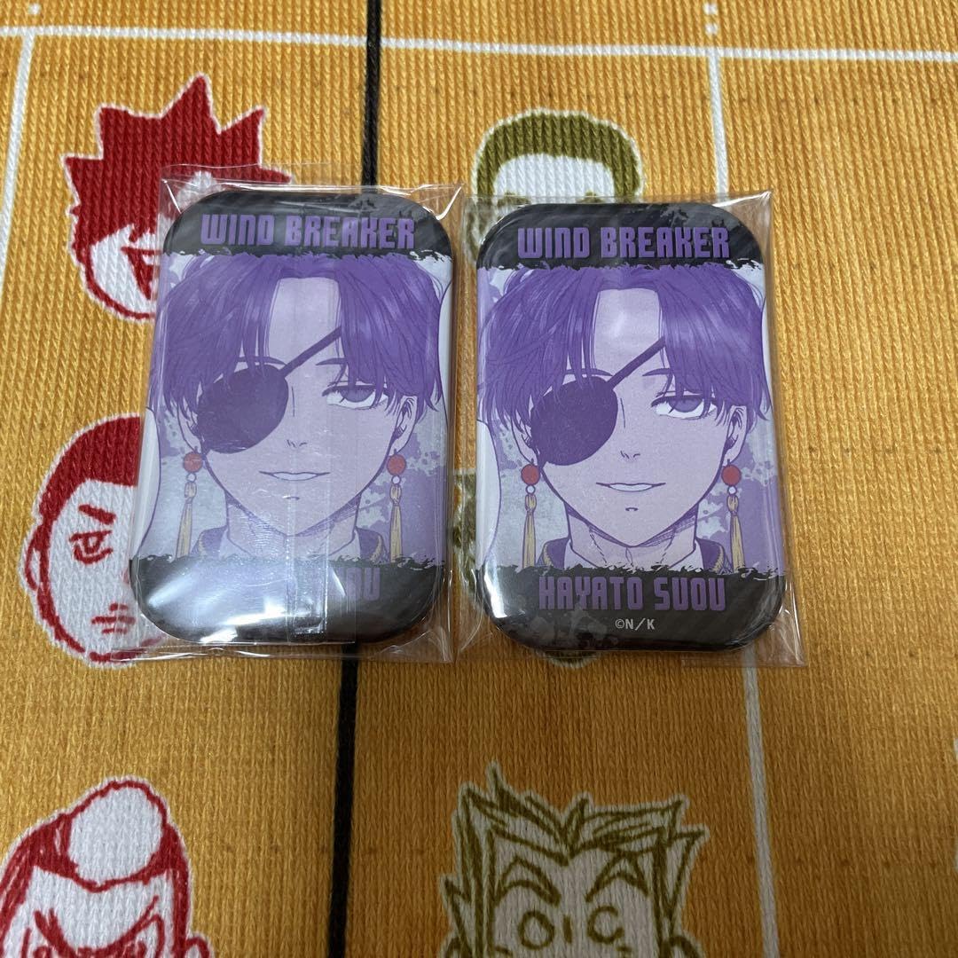 WIND BREAKER スクエア缶バッジ 蘇枋隼飛 2個