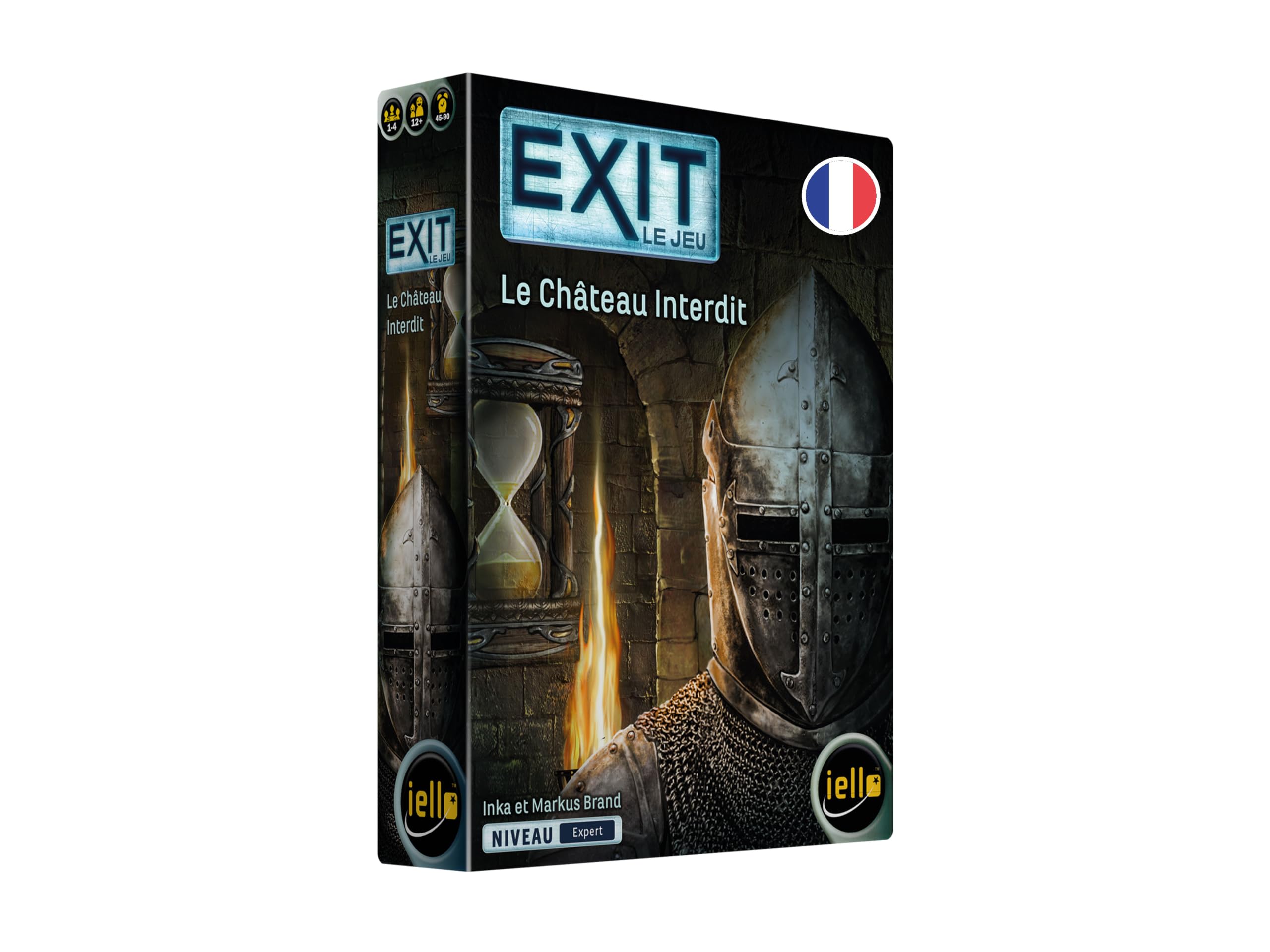 Iello Exit : Le Château Interdit – Version Française – Jeu d’Escape Game coopératif – Expert | 1–4 Joueurs | 45–90 Min | Dès 12 Ans