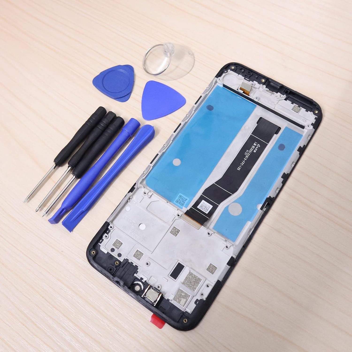 for Nokia G100 TA-1430 N150DL LCD Display Touch Panel Screen Digitizer Assembly with Frame Replacement 6.52"