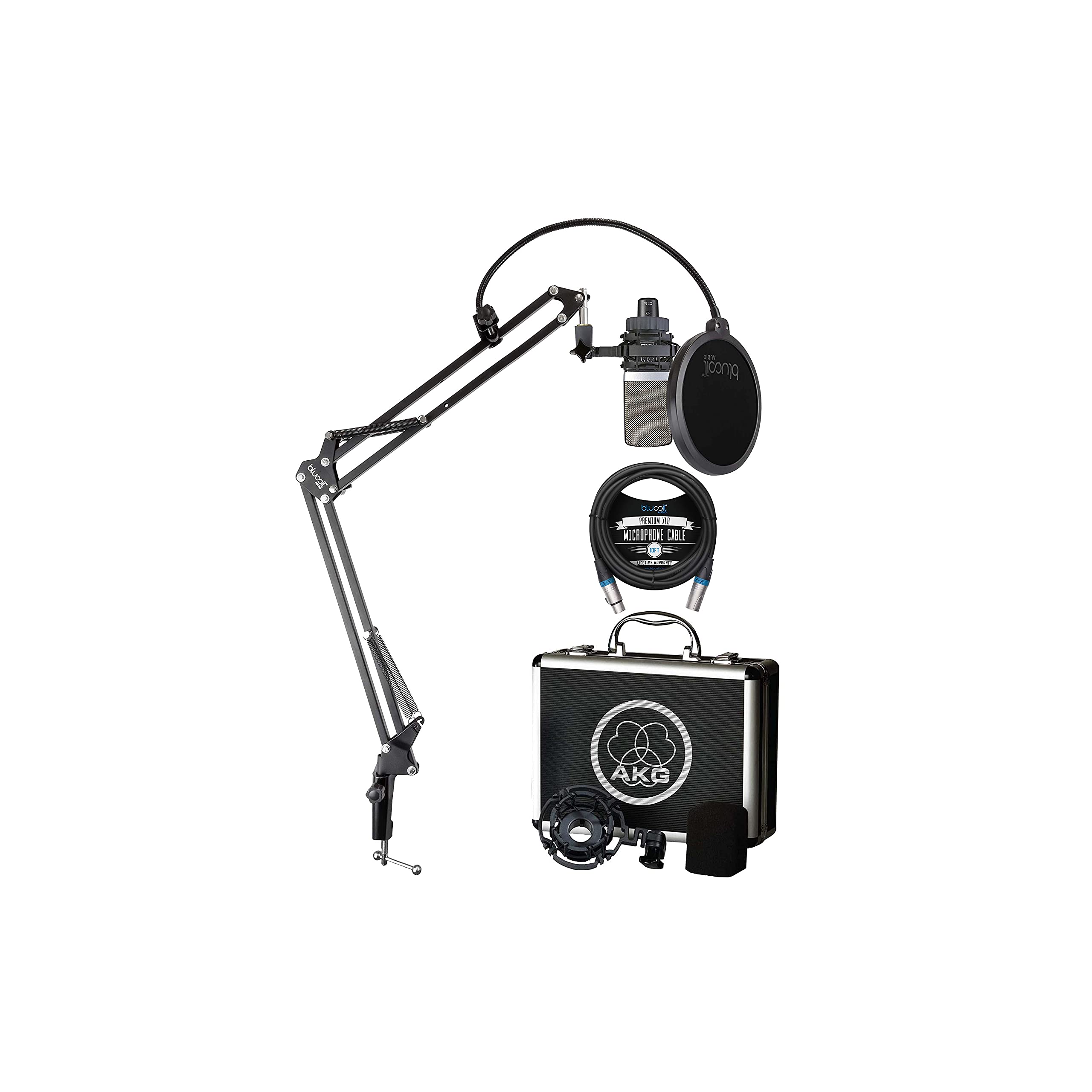 AKG C214 Large-Diaphragm Condenser Microphone for Vocals, Guitars
