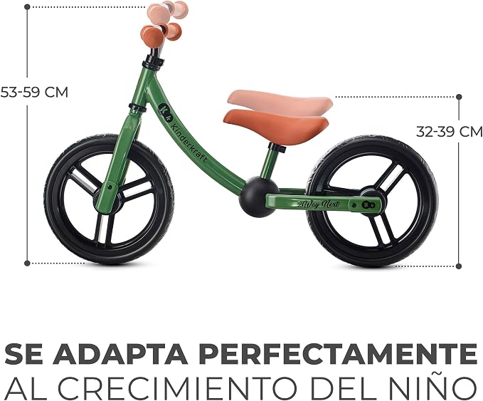 Kinderkraft 2WAY NEXT bicicleta infantil sin pedales regulable
