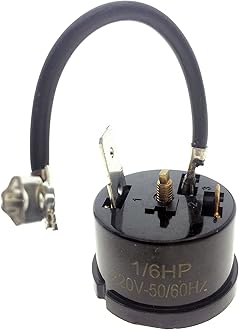 YXQ 6Pcs Round Compressor Overload Thermal Protector Relay Starter for 1/6 HP 220V 125W Refrigerator