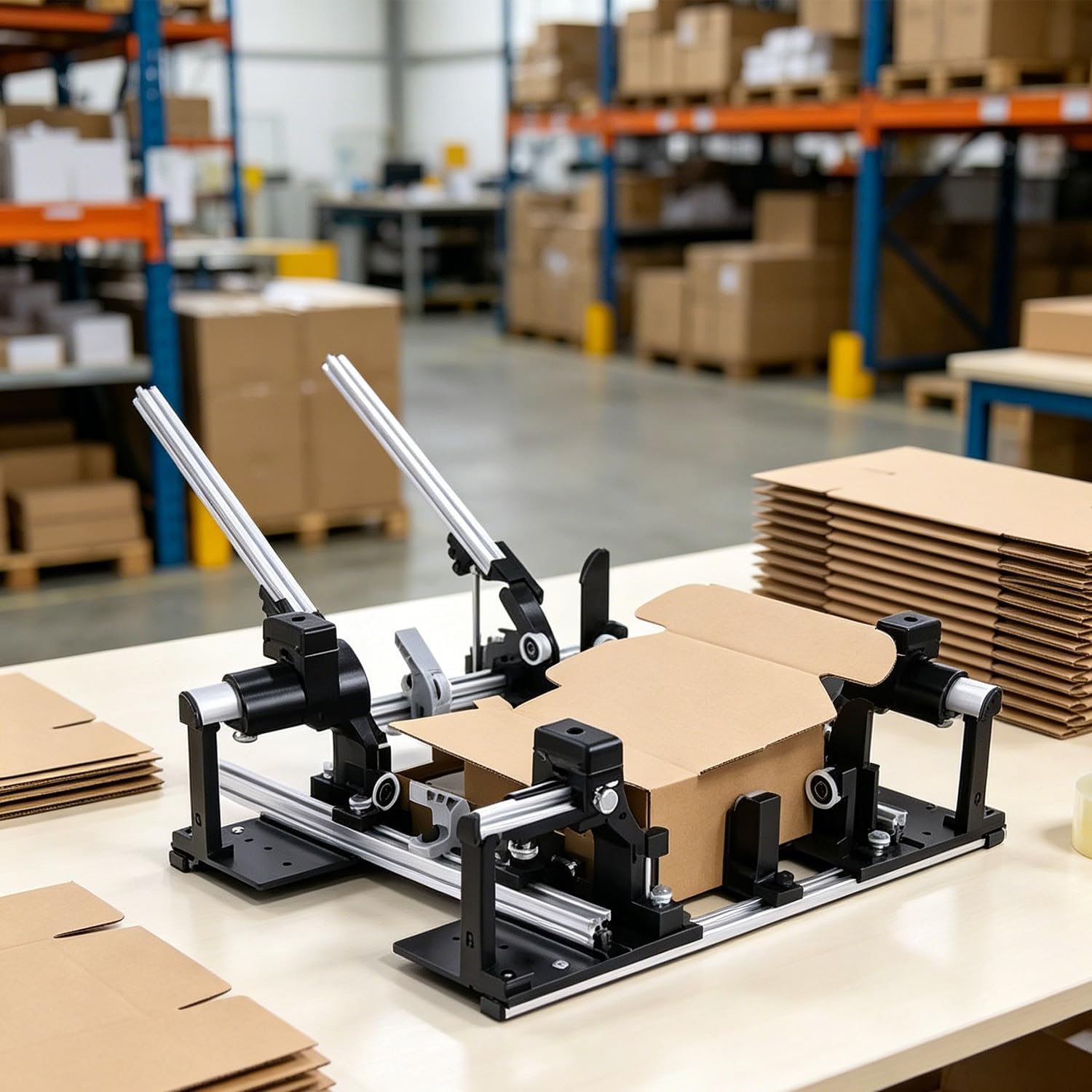 Box Folding Tool, Adjustable Size 65cm-Lengthlte55cm