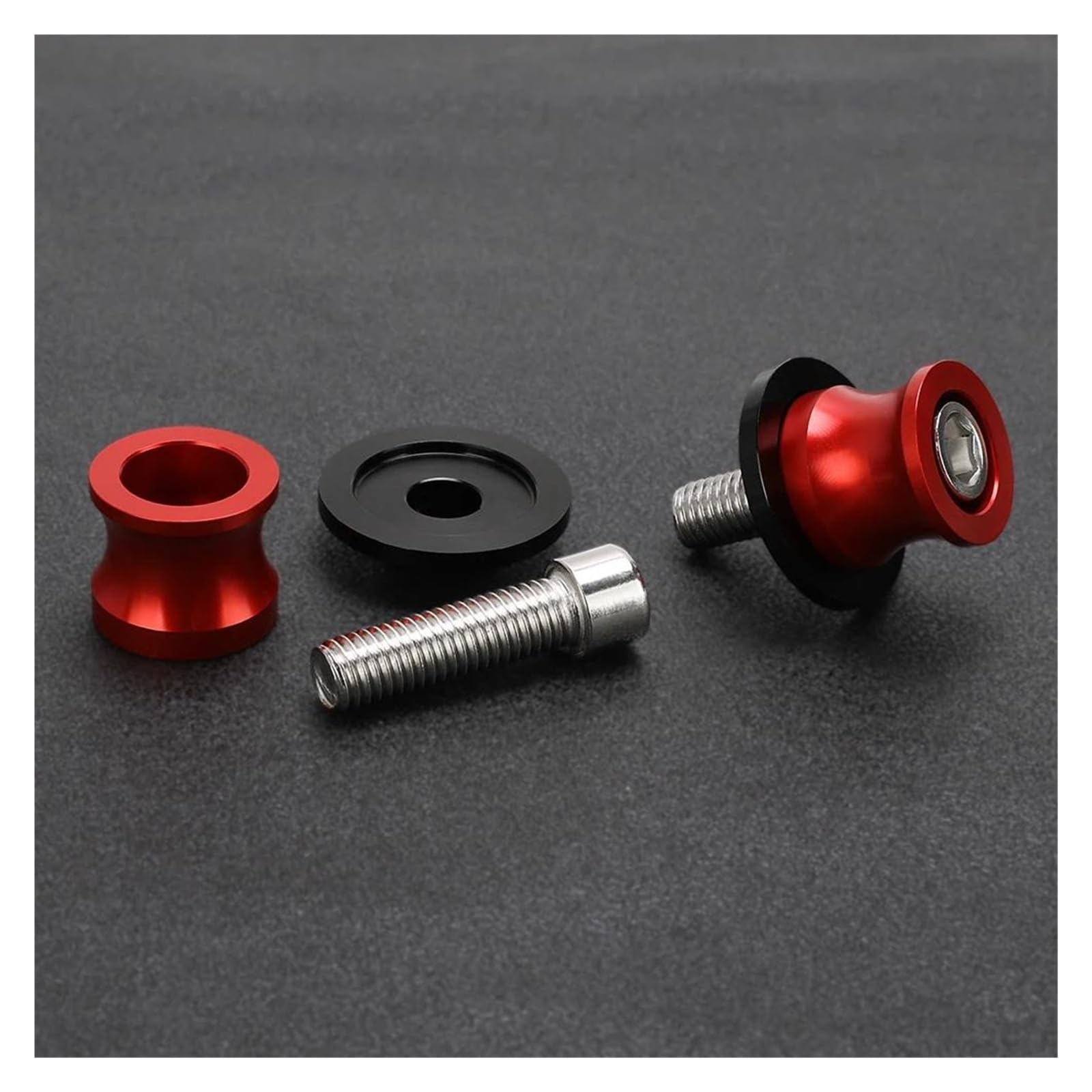 Nottolini Cavalletto Moto Nottolini Alzamoto Per CFMOTO 675 Nk NK675 2025 2026 Viti M10 Per Supporti Forcellone Cursori E Cavalletto(D'argento)