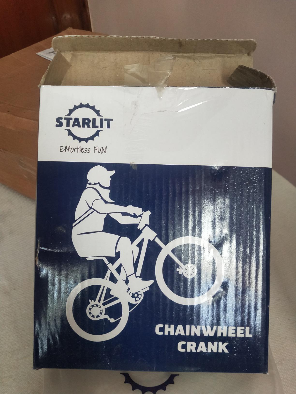 ChainWheel Crank Triple 24/34/42T*170mm Plastic Coated Black Cotterless ...