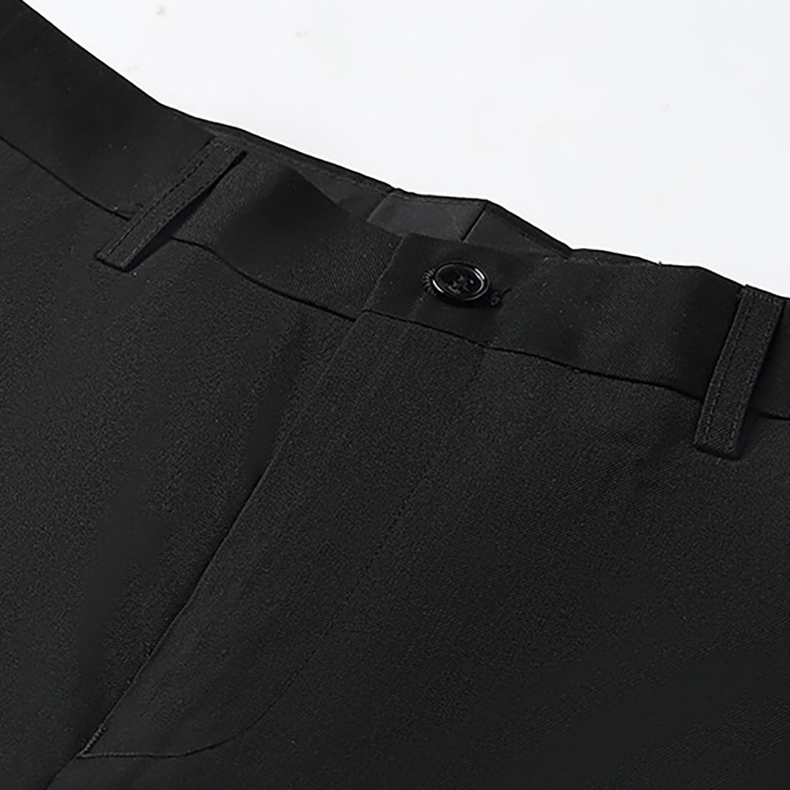 Generisch Tuta sportiva estiva da uomo, per il tempo libero, in tre pezzi con paillettes, un bottone, sottile e lucido, giacca classica con vestibilità normale, abito da uomo con camicia