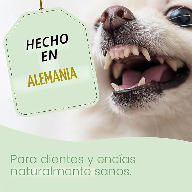 Foto 4 de 8 de dentaVet Polvo antiplaca para Perros y Gatos - Cuidado Dental Natural, 150 g