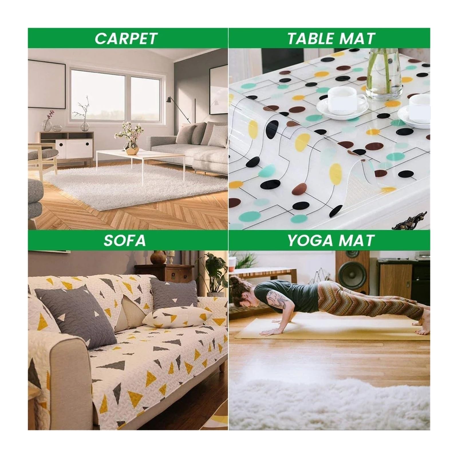 Antideslizante para Alfombras Non-Slip Carpet Underlay Rug Gripper | Anti Slip Multi Purpose Liner Non Mat Mesh for Hard Floors Cushions(70x160cm)