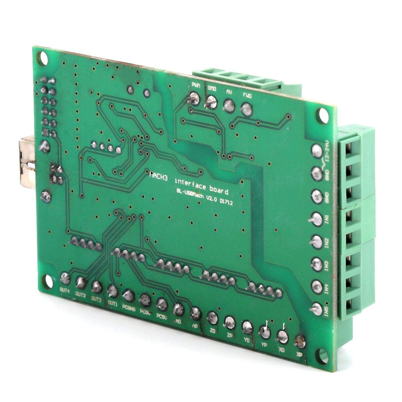 Anti-Interference USB Interface Board AVI+, AVI- MACH3 Motion Control Card Anti-Reverse Control Circuit Conversion Circuit for Industry Mechanical