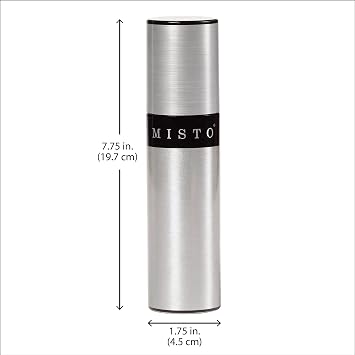 MISTO Brushed Aluminum Oil Sprayer, individual, Silver