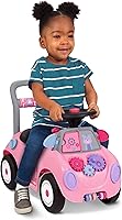 Radio Flyer Creativity Car 3-in-1 Toddler Push Walker Ride-On with 17 Sensory Activities, Anti-Tip, Storage - Ages 1-3, 42 lbs
