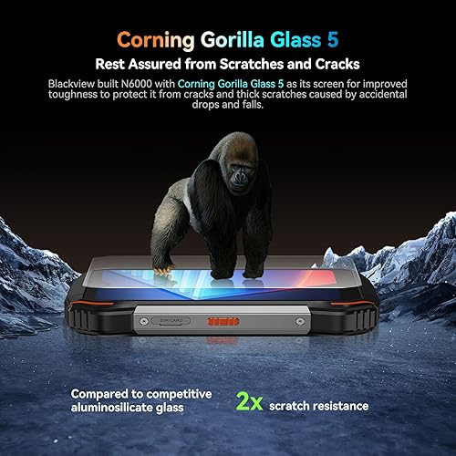 Miniatura 5 de Blackview Teléfono inteligente resistente N6000 2023, teléfono pequeño y resistente de 4.3 pulgadas, 16 GB+256 GB Helio G99 6 nm, Android 13, Dual