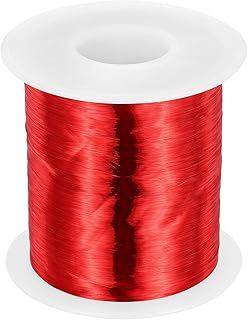 MECCANIXITY 42 AWG Magnet Wire, 42 Gauge Enameled Copper Wire, 1 Lb Magnetic Coil Wire for Transformer, Motor, Electric, 155C(311F)