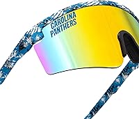 Vista 109 de FOCO Gafas de sol de montura grande con logotipo del