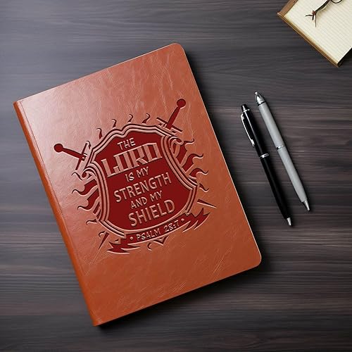 Miniatura 21 de Regalos cristianos, cuaderno de cuero, versículo de la Biblia, libro de escritura religiosa para mujeres y hombres, regalo cristiano inspirador Dios