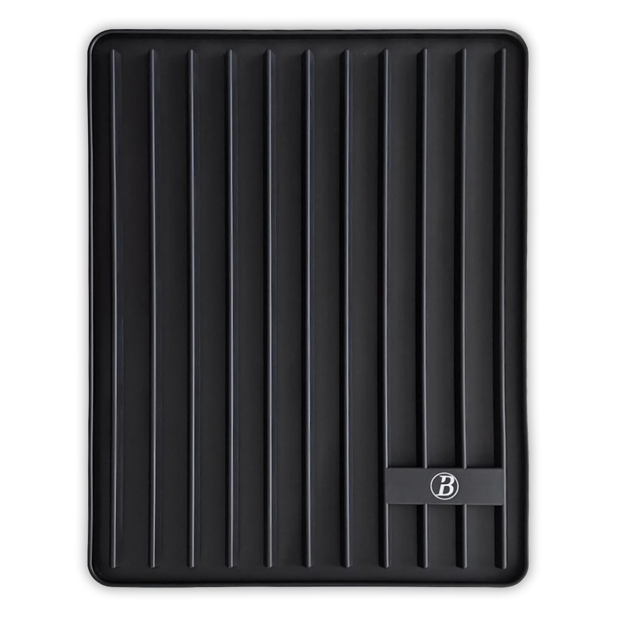 BABOSSA Magnetische Besteckablage – Silikon Grill Matte 44 x 34 cm – Rutsch- und spühlmaschinenfest - Zubehör für BBQ und Grill – Hitzebständig und vielseitig einsetzbar