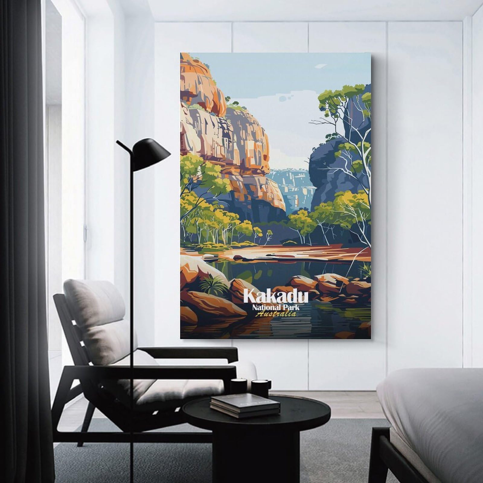 Junmoney Kakadu National Park Australia Landscape Canvas Art Print, 20x30inch(50x75cm), for Bedrooms, Workspaces And Everyday Interiors, A Flexible Wall Accent for Shared Spaces