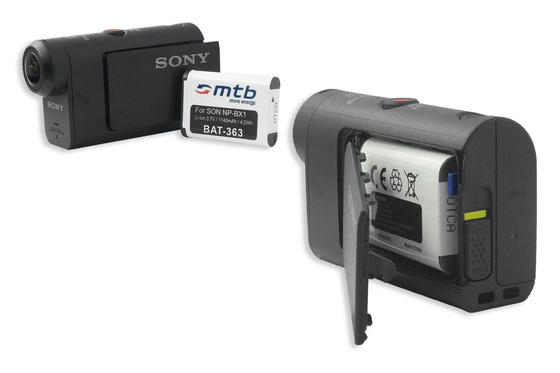 Caricabatteria Universale Per Sony NP-BX1 - Con Adattatore Da Auto E Rete Per Action Cam E Cyber-shot