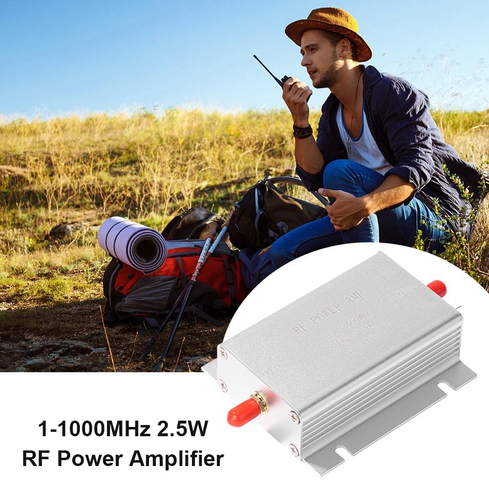 Amplificatore Di Potenza RF 2.5W 1-1000 MHz – HF VHF UHF Per Ricetrasmettitori Radioamatore